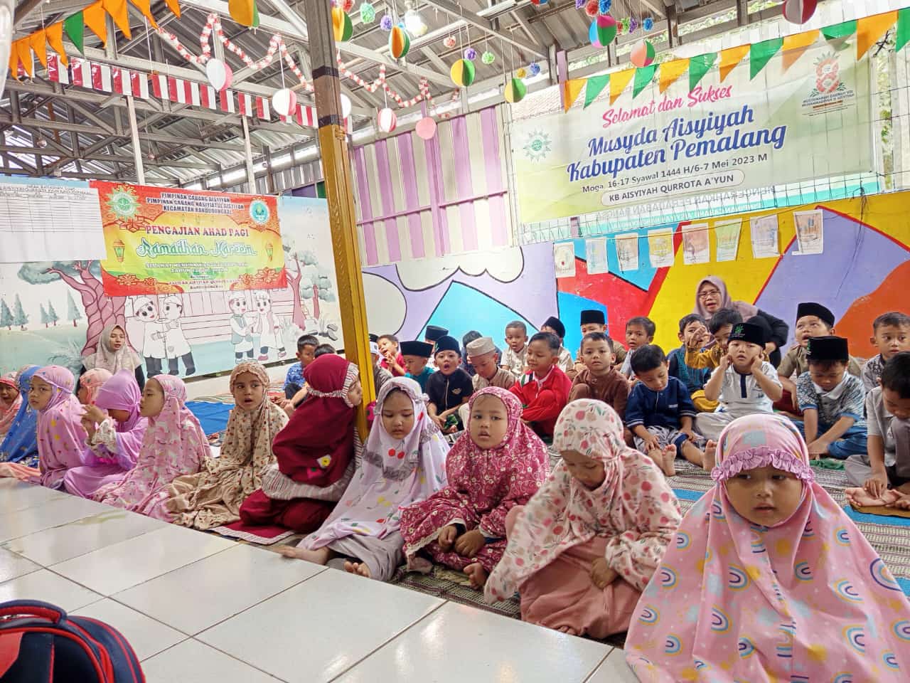 Kereen! PAUD KB Aisyiyah Qurrota Ayun Randudongkal Pemalang Gelar Murojaah dan Asmaul Husna Selama Ramadhan