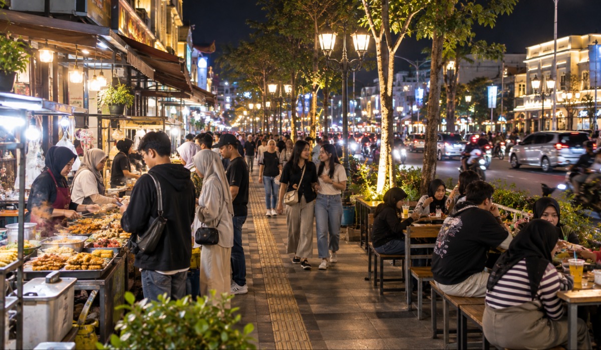 Pesona City Walk Tegal: Pusat Kuliner Malam & Nongkrong Estetik