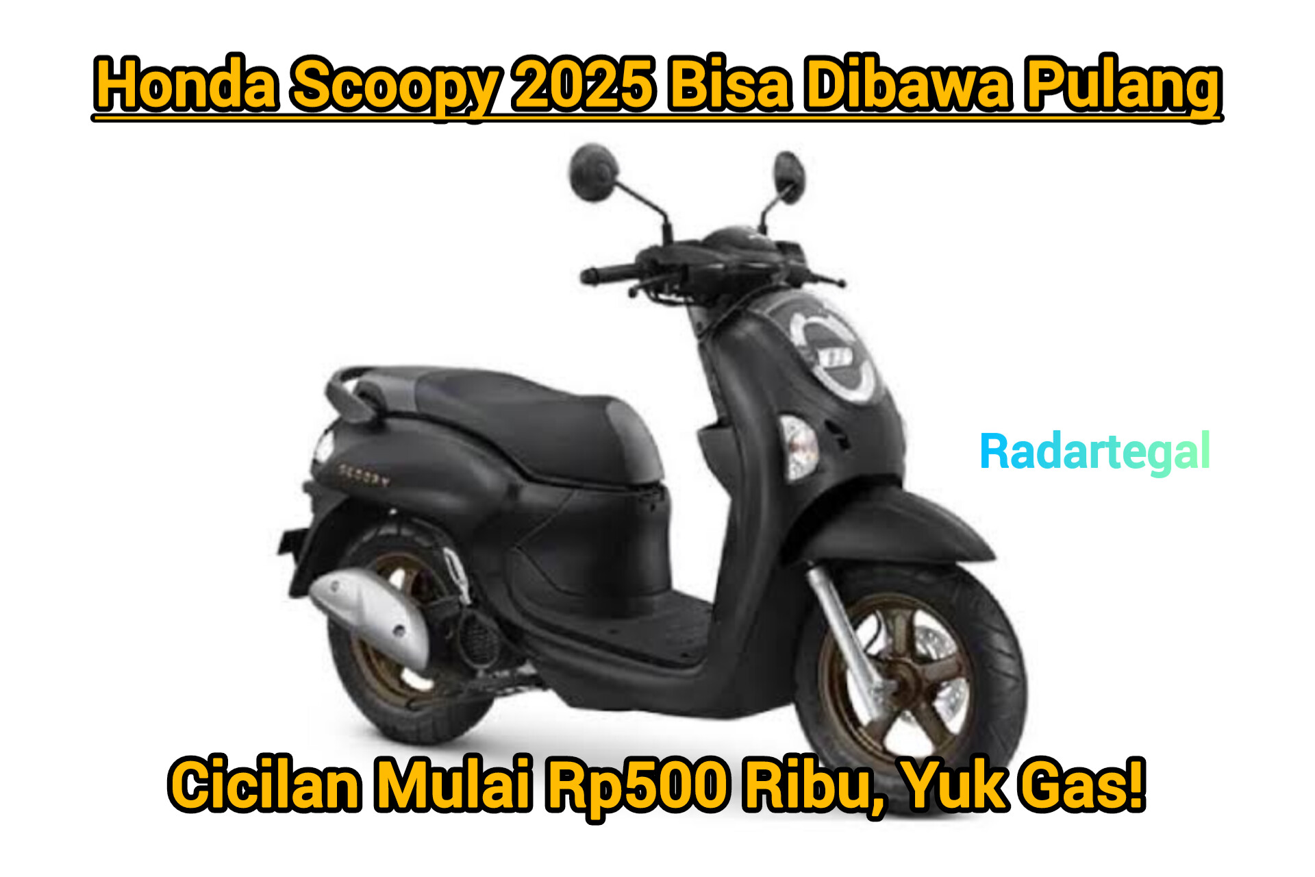Honda Scoopy Bisa Dibawa Pulang dengan Cicilan Mulai Rp500 Ribu, Yuk Gas!