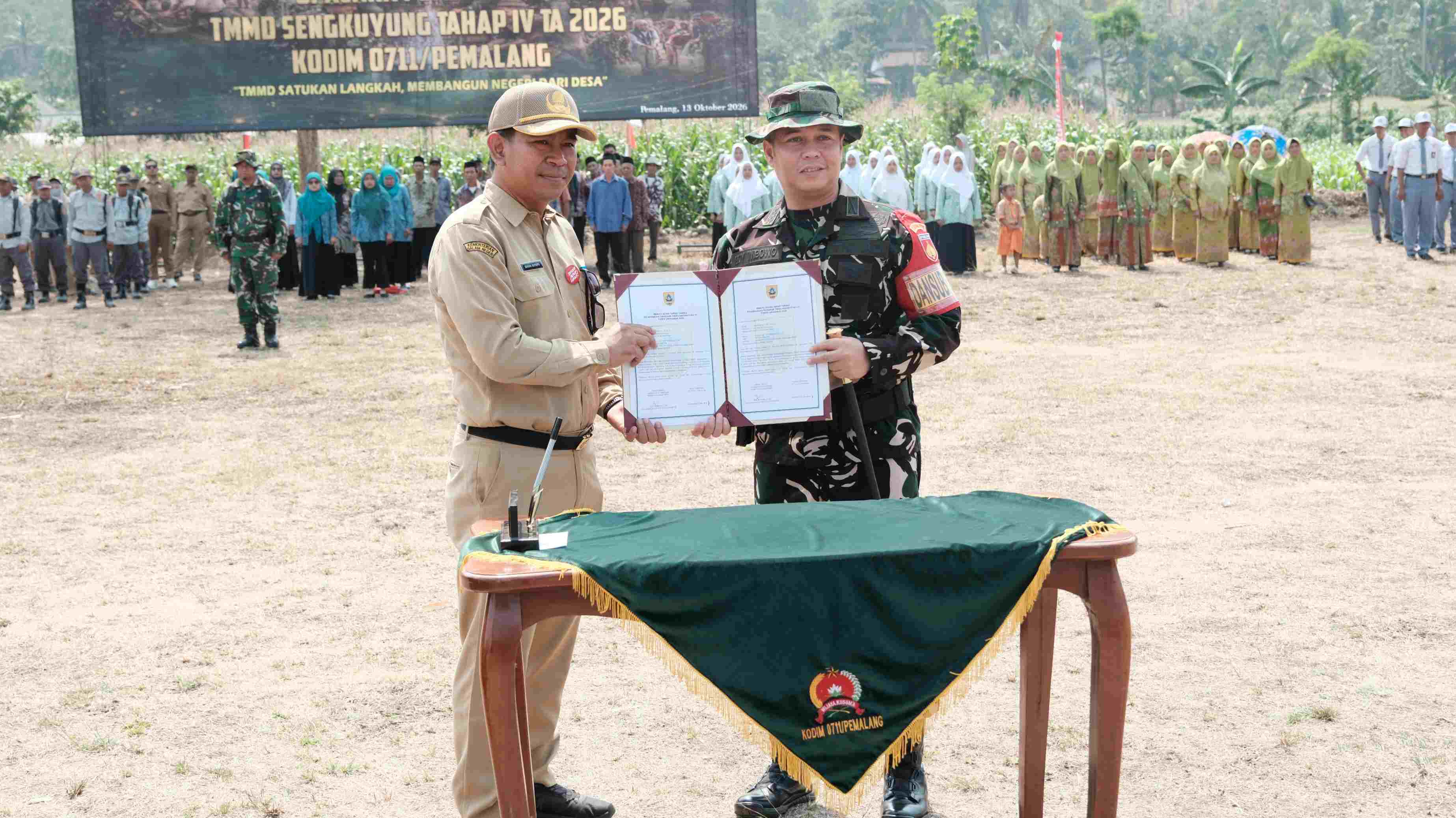 Bukan Sekadar Bangun Jalan, Ini Pesan Sekda Pemalang dalam TMMD Gunungbatu