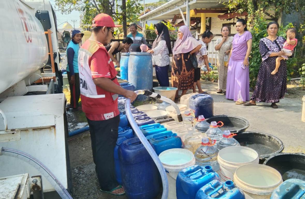 Krisis Air Bersih, Ini Daftar Desa Kekeringan di Tegal yang Dipasok PMI