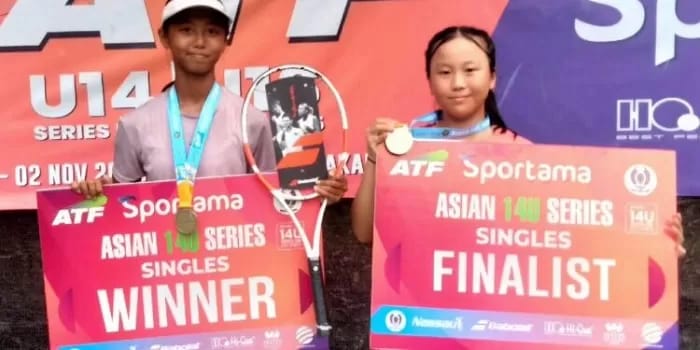 Luar Biasa! Yosheline Raih Juara Tunggal dan Ganda Sportama ATF U 14 