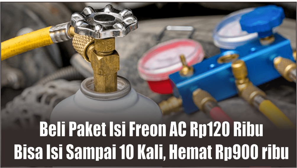 Begini Cara Isi Freon AC Sendiri Langsung dari Pakarnya, Cuma Keluar Modal Rp120 Ribu Bisa Isi 10 Kali