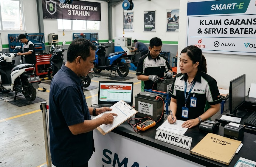 Baterai Motor Listrik Bermasalah? Begini Cara Klaim Garansi Resmi agar Disetujui