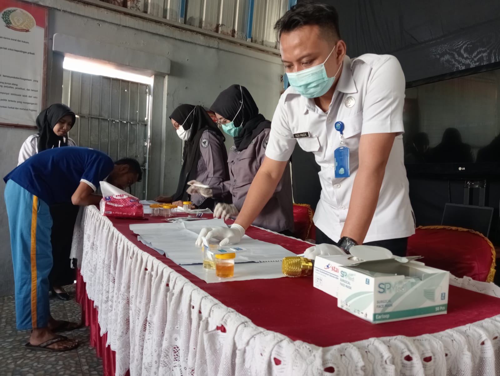 Antisipasi Peredaran Narkoba di Lapas Tegal, Pegawai dan Warga Binaan Dites Urin