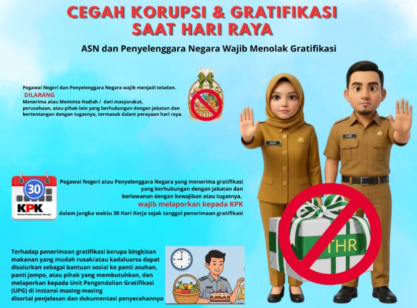 Jelang Hari Raya, ASN di Brebes Dilarang Terima Gratifikasi