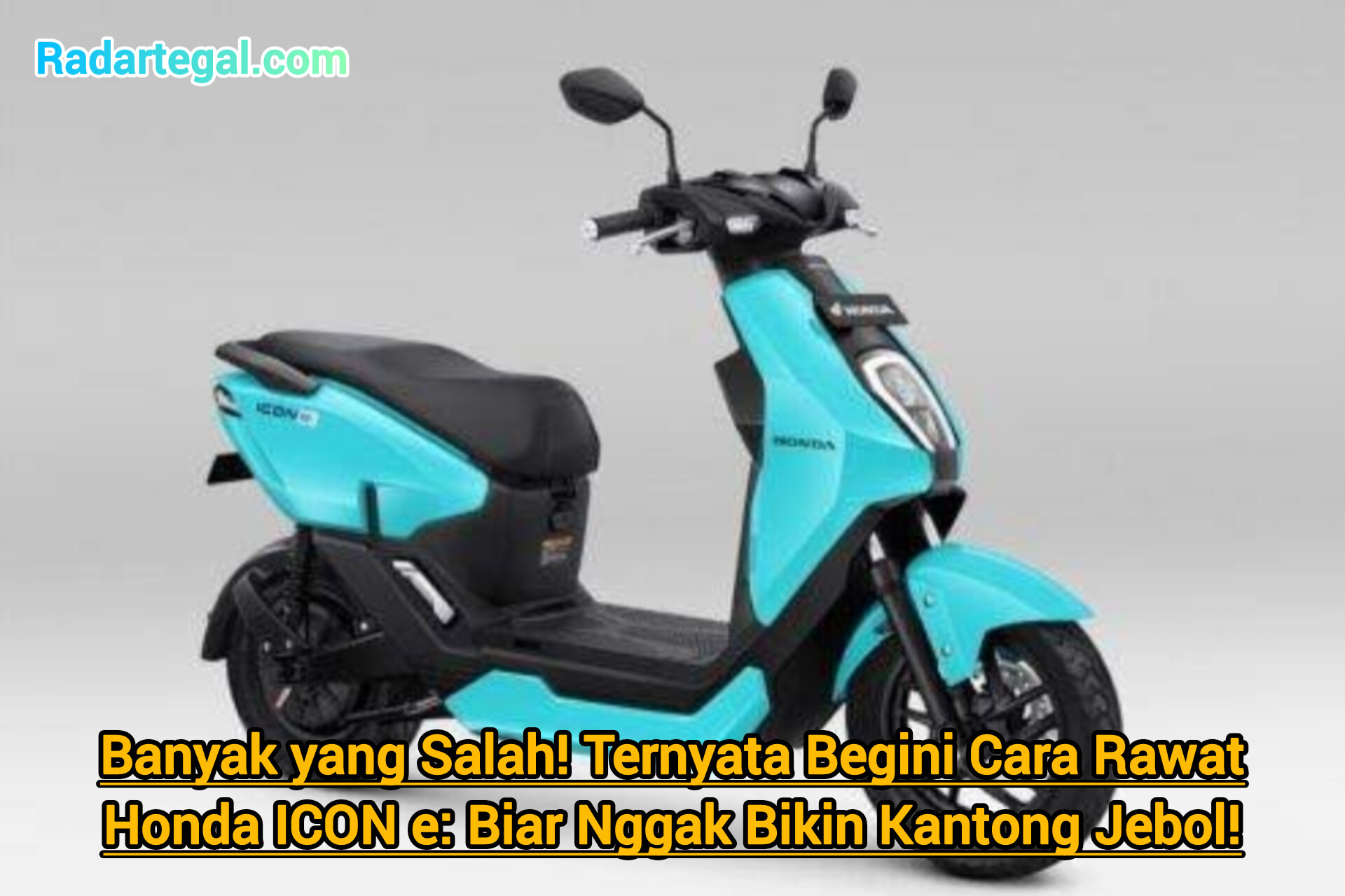 Begini Cara Rawat Honda ICON e: Biar Kantong Gak Jebol