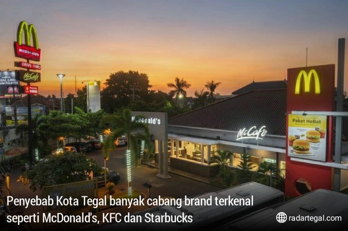 Kota Kecil Tapi Tegal Banyak Cabang Brand Terkenal Seperti McDonald's, KFC dan Starbucks, Ini Penyebabnya