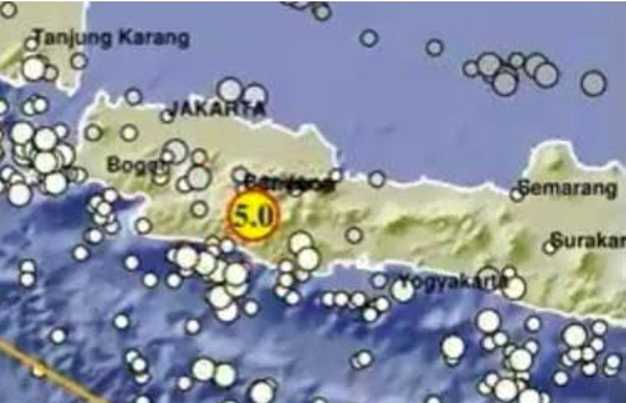 Kabupaten Bandung Diguncang Gempa Bumi 4,9 Magnitudo, Getaran Terasa Nyata dalam Rumah 