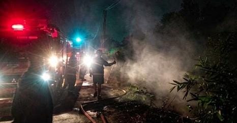 Kebakaran Lahan di Sidakaton Tegal, Kabel WiFi Ludes Terbakar