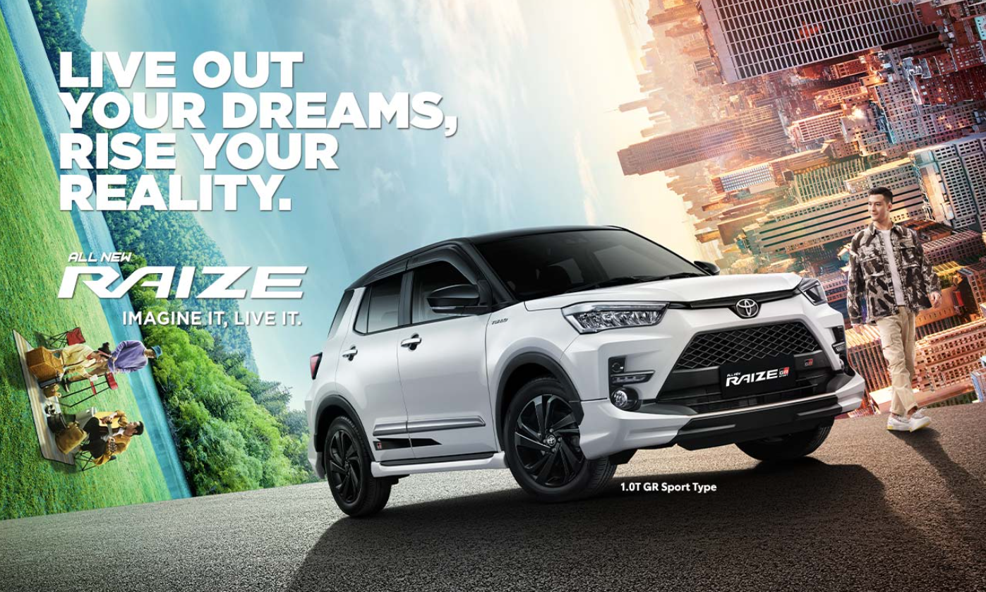 SUV Terbaik Toyota Raize 2023 Bisa Dicicil Mulai Rp3 Jutaan, Cicilan Ringan untuk Mobil Impian