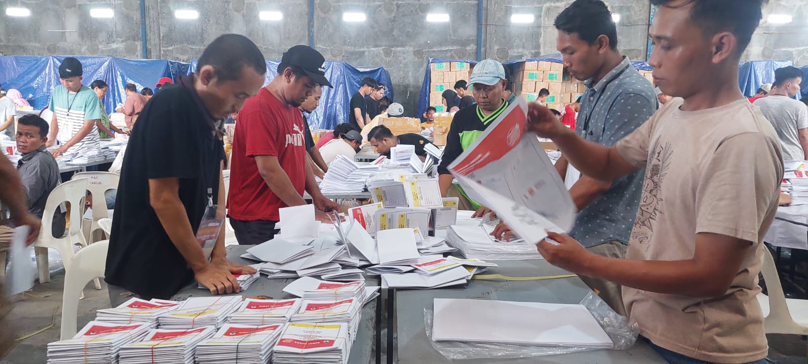 Kena Sortir, Surat Suara DPR RI Rusak Ditemukan KPU Kabupaten Tegal  