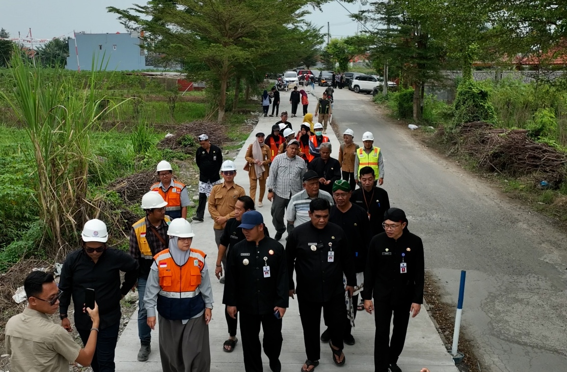 Bupati Tegal Tinjau Progres Pekerjaan Infrastruktur: DPU Jangan Lengah!