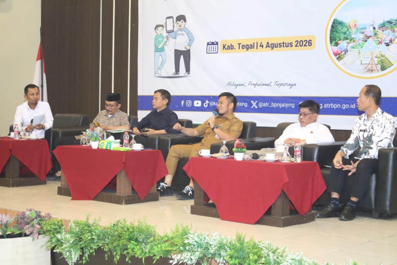 PTSL Tembus Target, Capaian 296.869 Sertifikat Tanah di Kabupaten Tegal Diserahkan