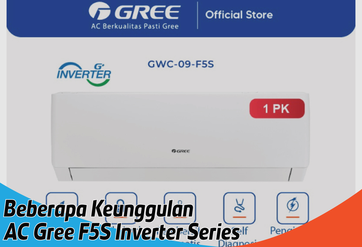Keunggulan AC Gree F5S Inverter Series, Tawarkan Kesejukan yang Hemat Energi 
