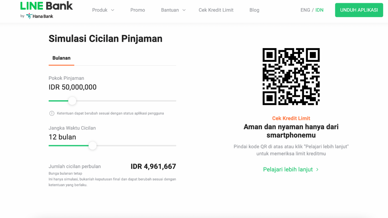 Butuh Dana Besar? Pinjaman Online Limit Rp300 Juta Tenor 12 Bulan Hanya di Line Bank!