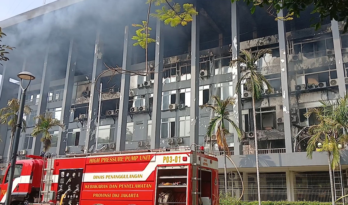 Gedung Bakamla RI Kebakaran, Sempat Terdengar Ledakan dari Lantai 6 Kantor Komnas Perempuan 