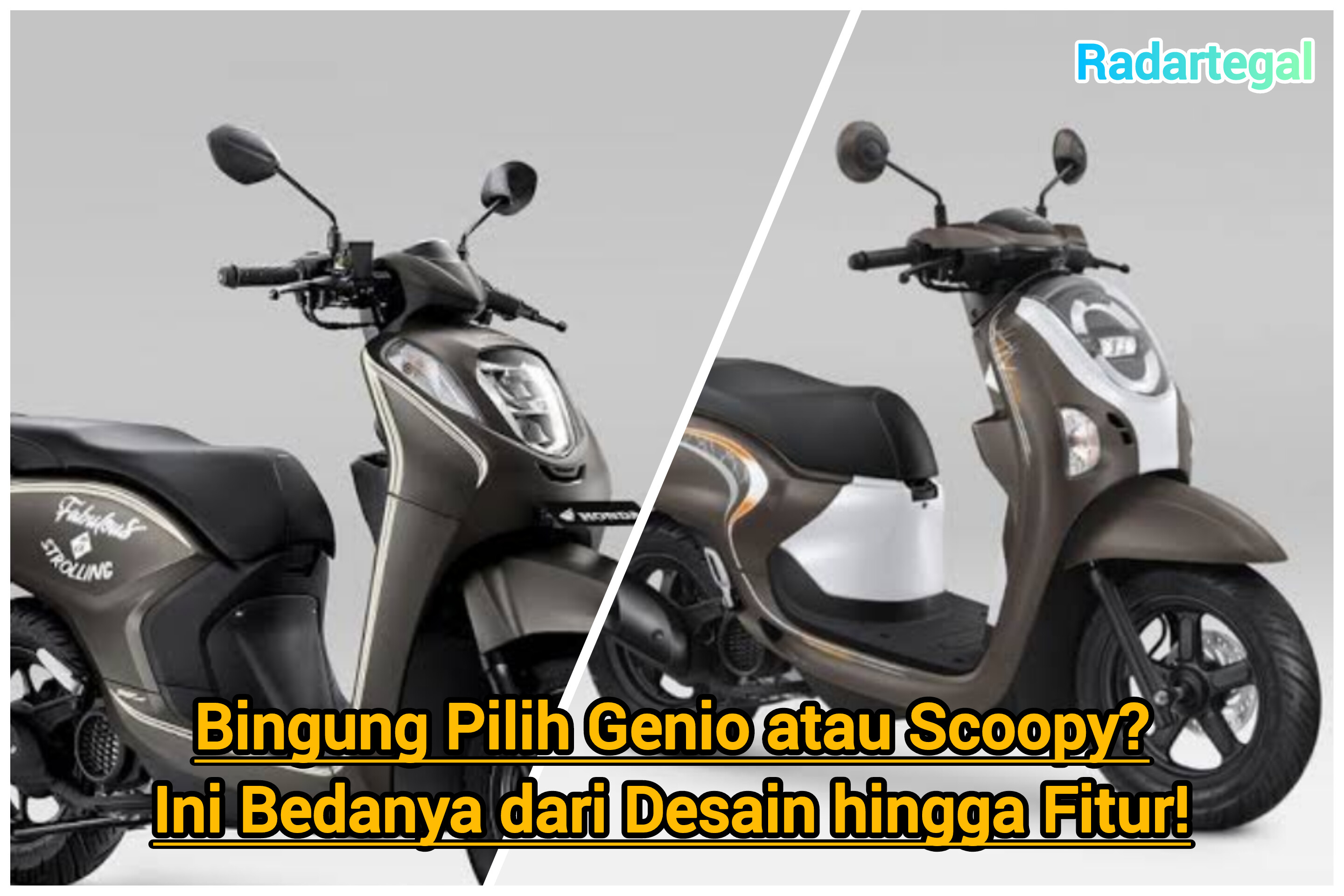 Bingung Pilih Genio atau Scoopy? Ini Bedanya dari Desain hingga Fitur!