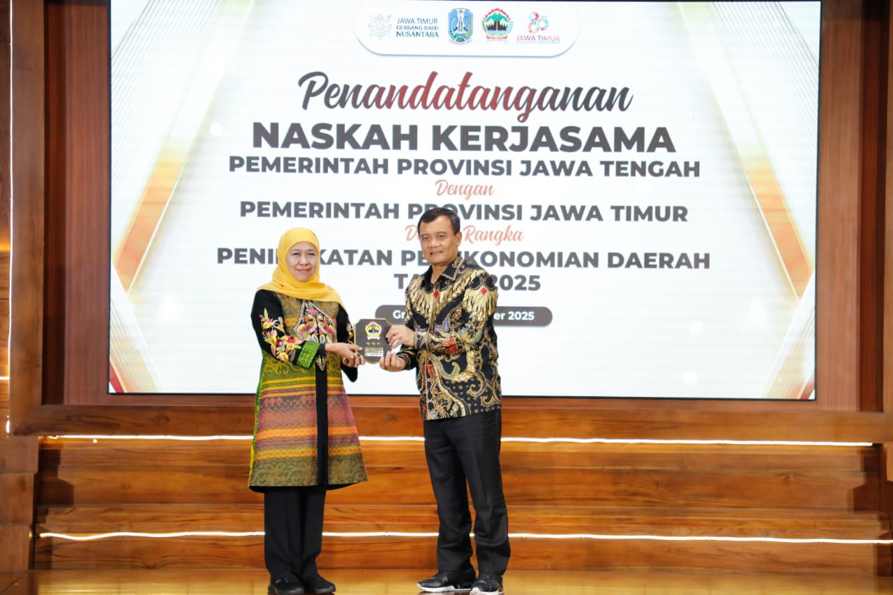 Pemprov Jateng dan Jatim Tanda Tangani 10 Nota Kesepahaman, Bentuk Collaborative Government  