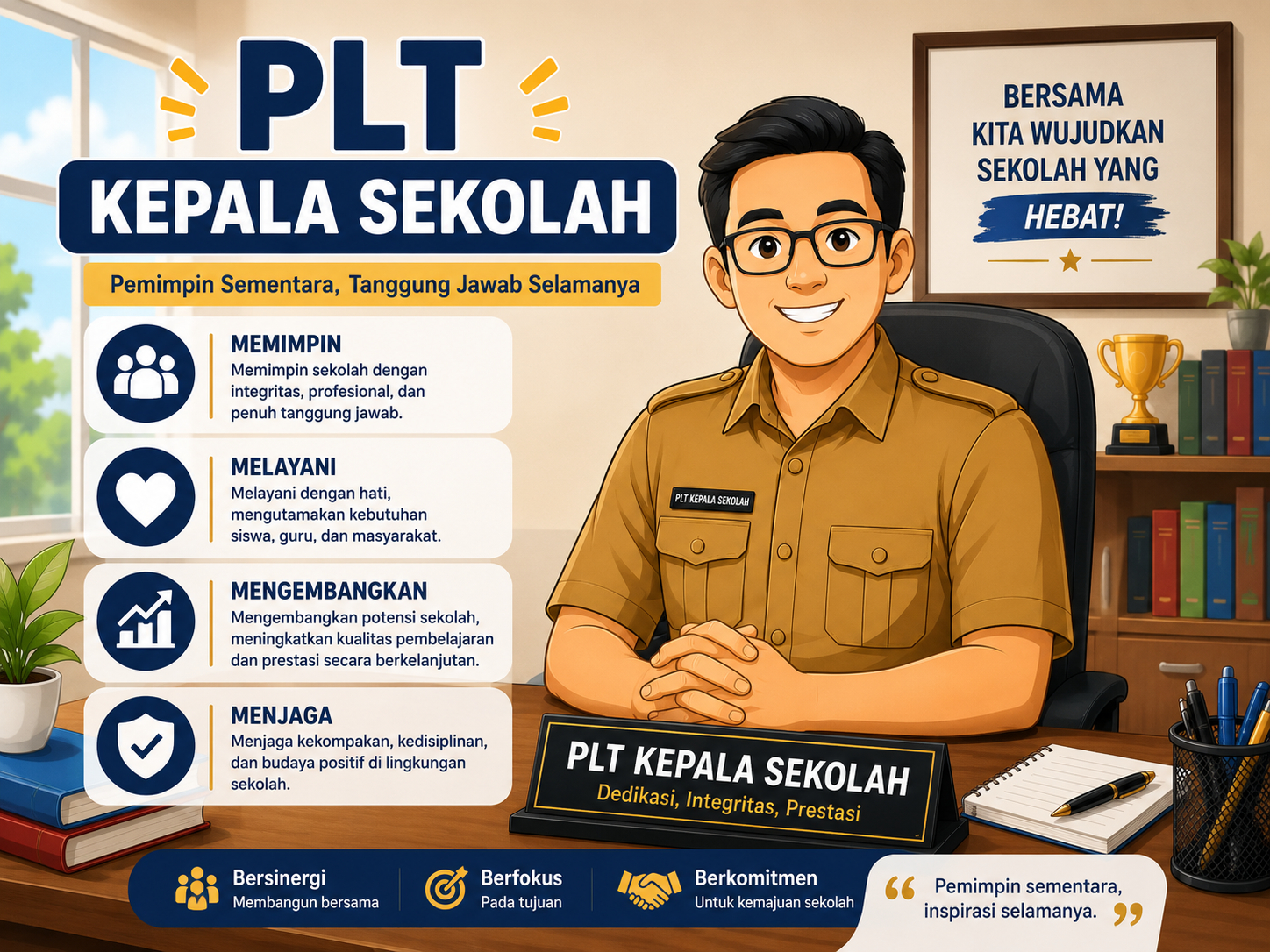 81 Kepala Sekolah di Brebes Dijabat Plt, Kepsek Rangkap Jabatan