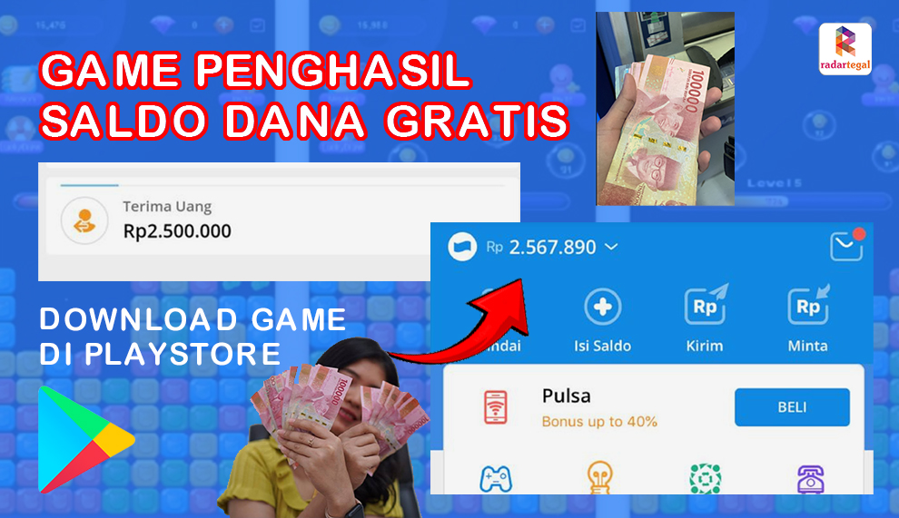 Saldo DANA Gratis plus Bonus hingga Rp2 Juta, Buruan Download dan Mainkan Aplikasi Ini!