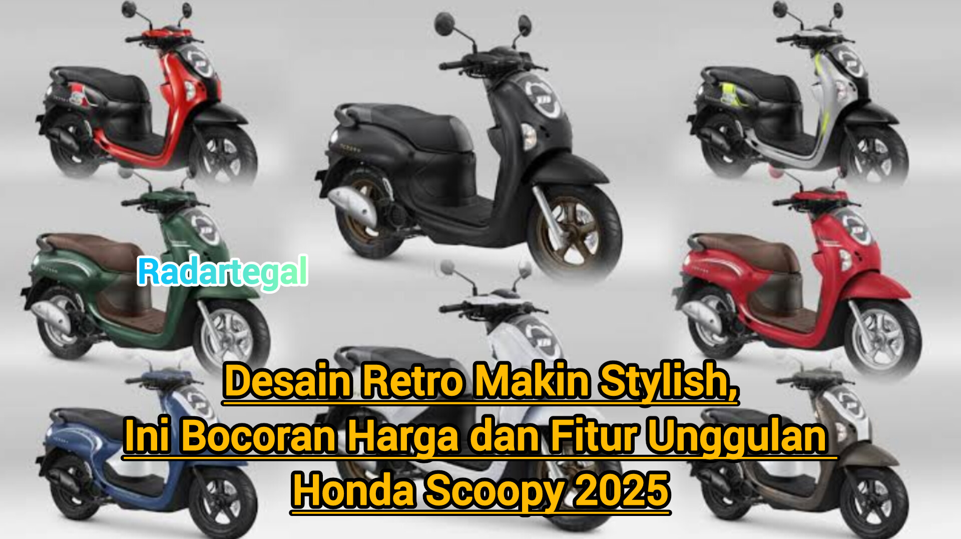 Desain Retro Makin Stylish, Ini Bocoran Harga dan Fitur Unggulan Honda Scoopy 2025