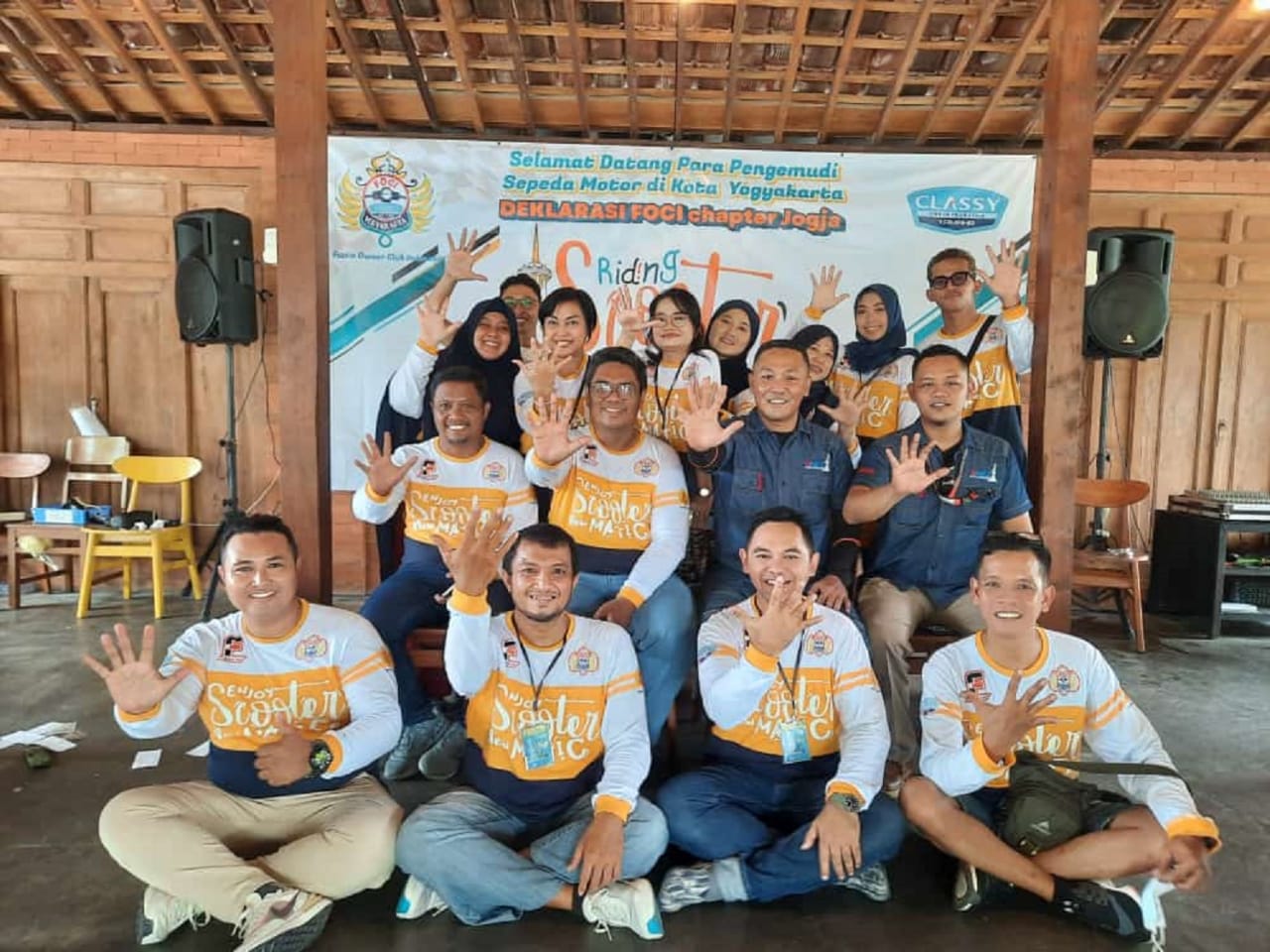 Pecinta Skutik Menjamur, Komunitas Fazzio Owner Club Indonesia Chapter Yogyakarta Resmi Terbentuk 