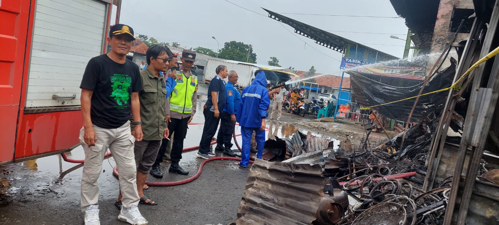 Pasca Kebakaran Terminal Adiwerna Tegal, Dinas Perhubungan Bakal Tata Ulang Pedagang