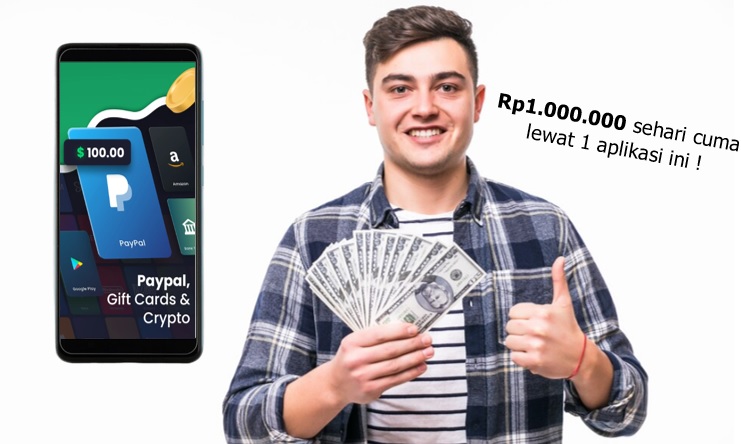 Cuan Sejuta Sehari cuma Lewat 1 Aplikasi Penghasil Uang Ini, Sudah Diunduh 10 Juta Pengguna!