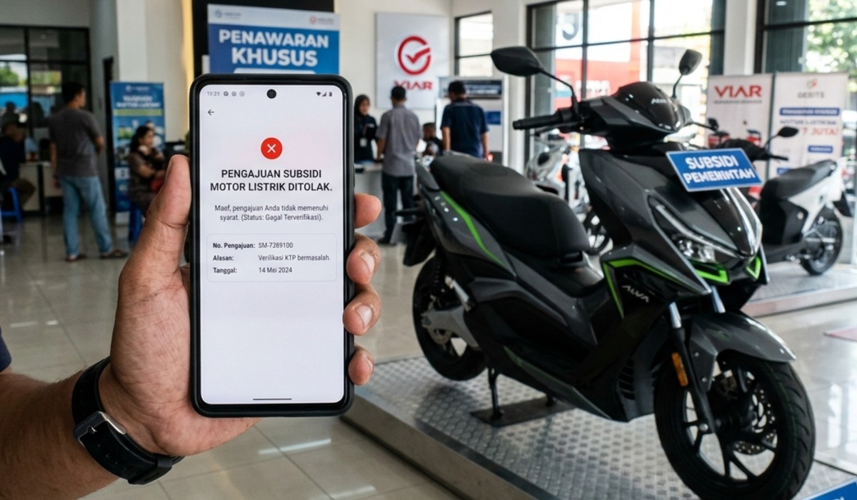 Penyebab Pengajuan Motor Listrik Subsidi NIK KTP Ditolak dan Cara Mengatasinya Agar Lolos