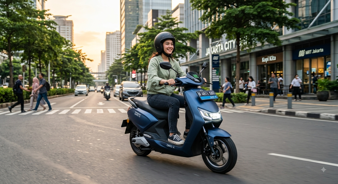 Motor Listrik OMOWAY OMO-X Canggih, Bikin Kaget Semua Orang!