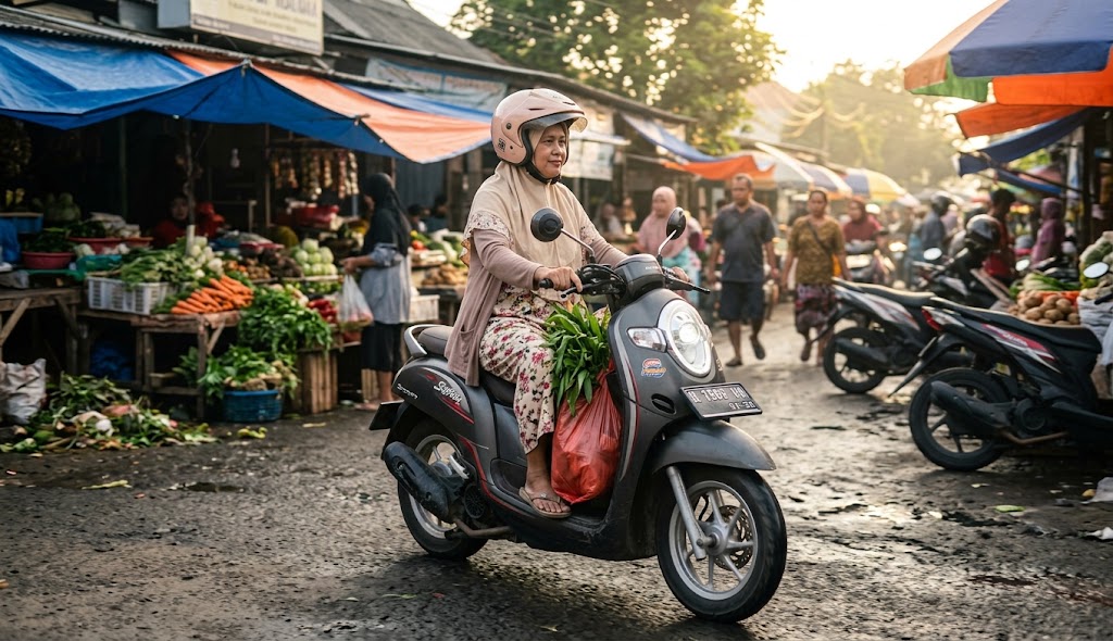 7 Motor Matic untuk Ibu Rumah Tangga, Nyaman ke Pasar dan Irit Bensin
