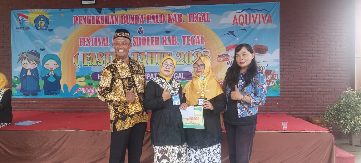 Usung Ayo Belajar, Guru KB Kajen Tegal Jadi Juara 1 Cipta Lagu di Faste 2025  