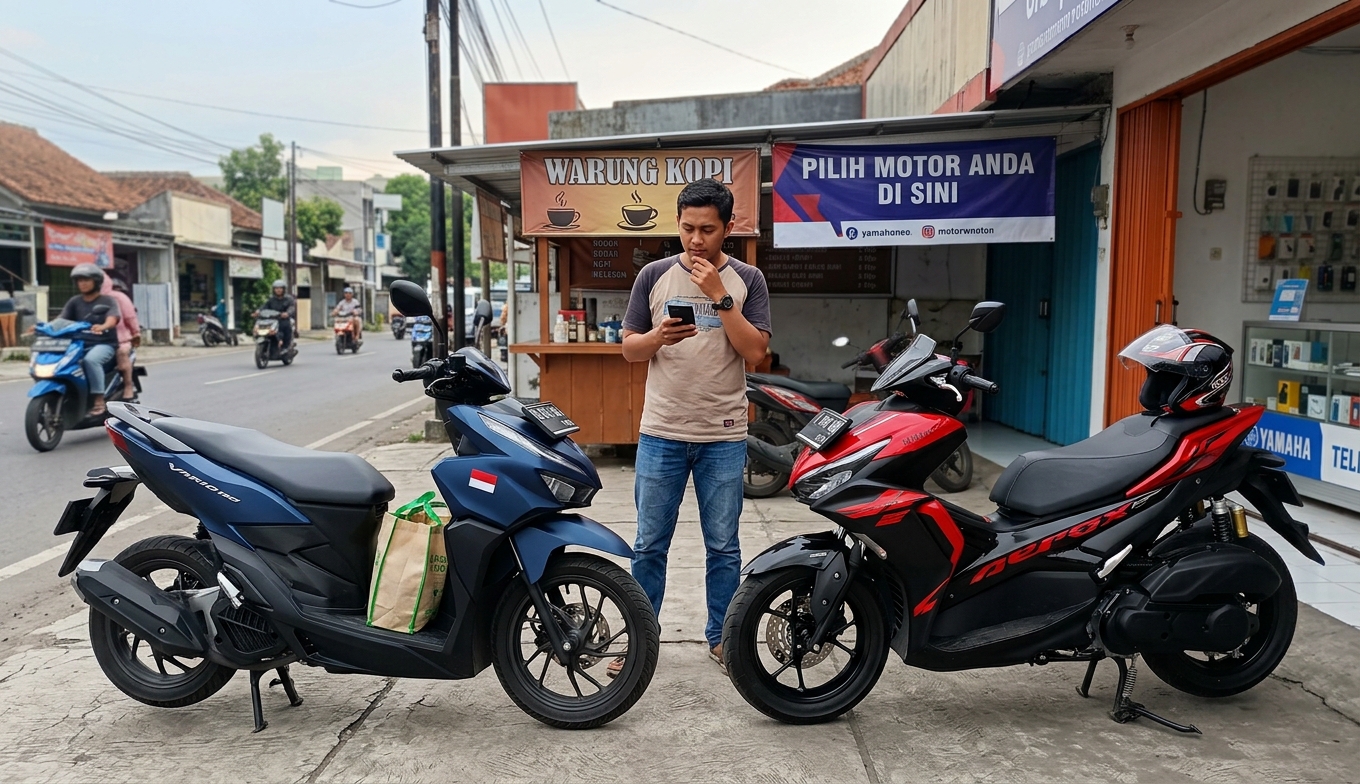 Vario 160 vs Aerox Alpha, Ini Perbedaan Fitur dan Harganya