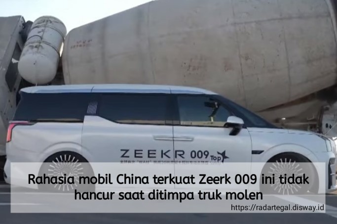 Rahasia Mobil China Terkuat Zeekr 009 Ini Tidak Hancur Ditimpa Truk Molen, Alphard Wajib Tiru Teknologi Ini