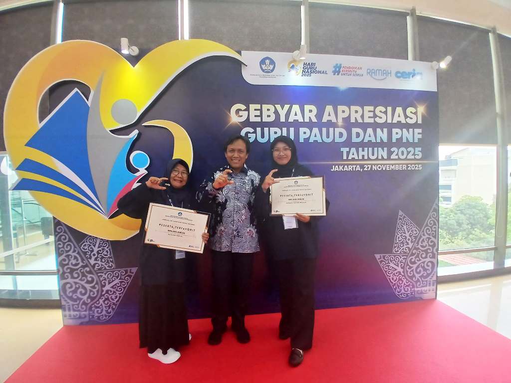 Apresiasi GTK 2025, Wakil Kabupaten Tegal Raih Juara Favorit