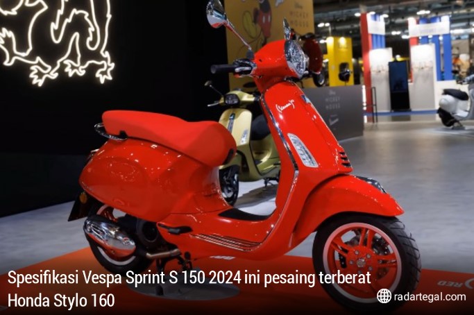 Rahasia Spesifikasi Vespa Sprint S 150 2024 yang Disebut Jadi Pesaing Sepadan Honda Stylo 160