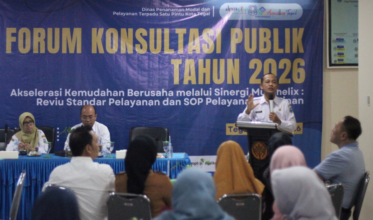 DPMPTSP Kota Tegal Tinjau Ulang SOP Pelayanan Perizinan dan Kemudahan Berusaha