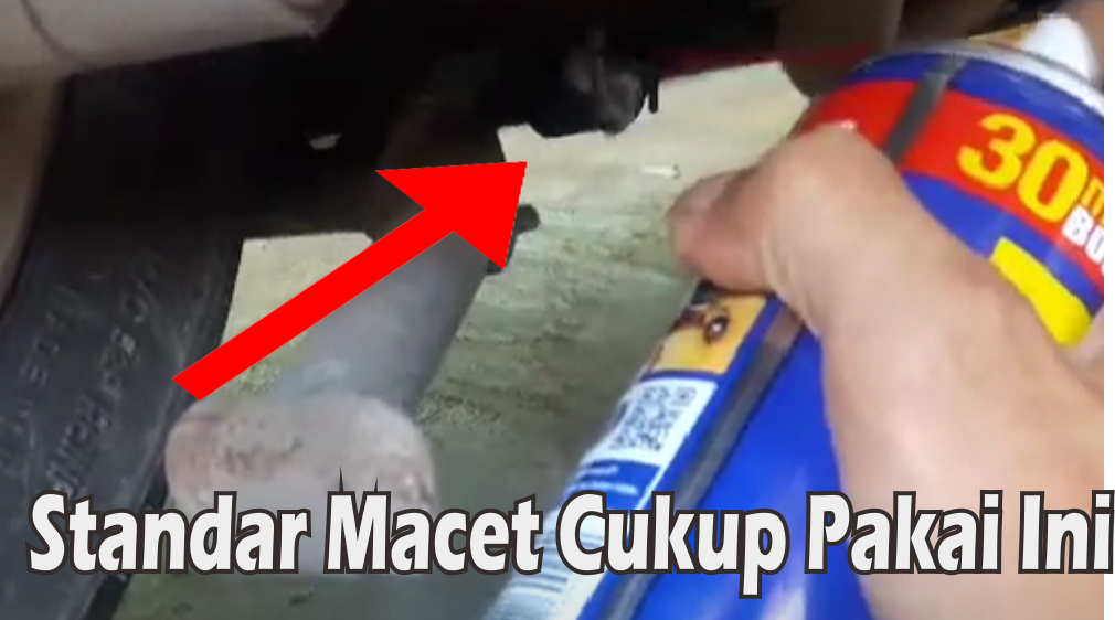 Cara Mengatasi Standar Tengah Motor Matic Macet Cukup Semprot Pakai Cairan Ini Dijamin Langsung Lancar