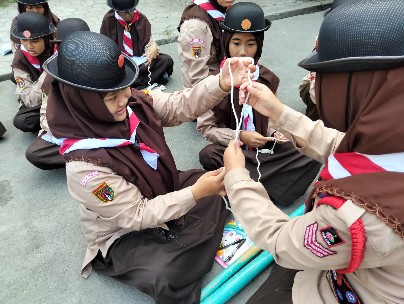 Menumbuhkan Jiwa Pandu Siswa Berkarakter di MTs Model Ihsaniyah Kota Tegal 