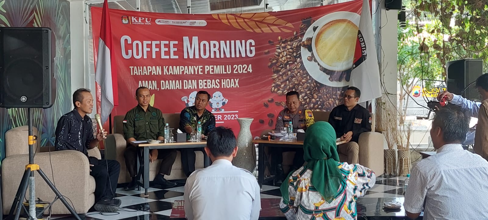 Sosialisasikan Tahapan Pemilu dalam Coffe Morning, KPU Ungkap Peran Media  
