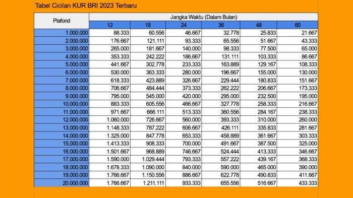 Cuma Bawa KTP, KUR BRI 2023 Bisa Cair 100 Juta Tanpa Jaminan Apapun, Cek Syarat dan Tabel Cicilannya