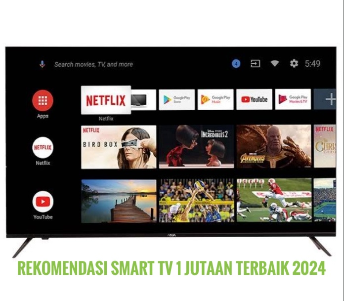 Rekomendasi Smart TV 1 Jutaan Terbaik 2024, Murah tapi Kualitasnya gak Murahan