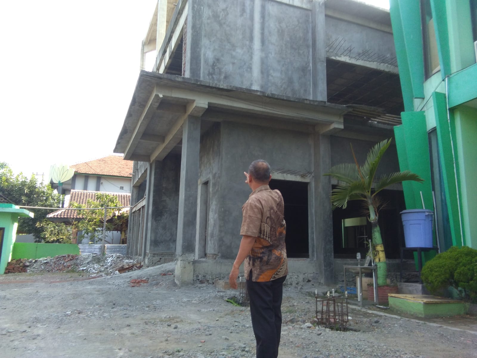 Sempat Mangkrak, Pembangunan Gedung Perpustakaan Daerah Kabupaten Tegal Bakal Dilanjutkan