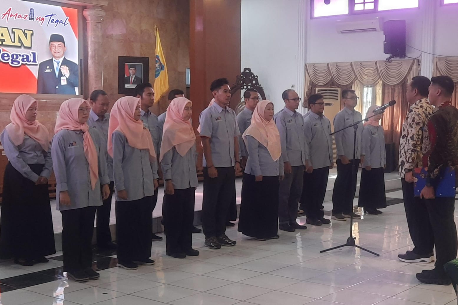 Pj Wali Kota Tegal Kukuhkan Forum HRD Periode 2024-2027, Ini Harapannya