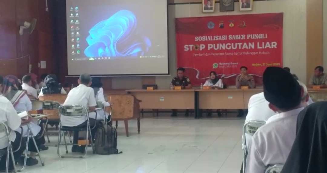 Laporan Pungli di Sekolah Kabupaten Brebes Marak, Tim Saber Lakukan Ini ke Kasek 