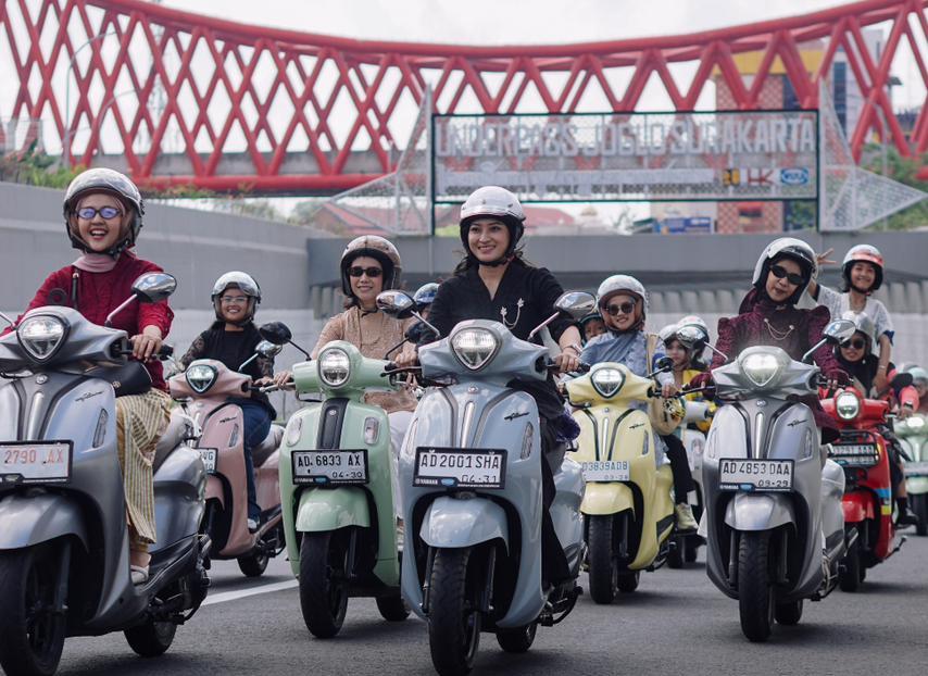 Touring Yamaha Classy Tiga Generasi, Kartini Ride Surakarta