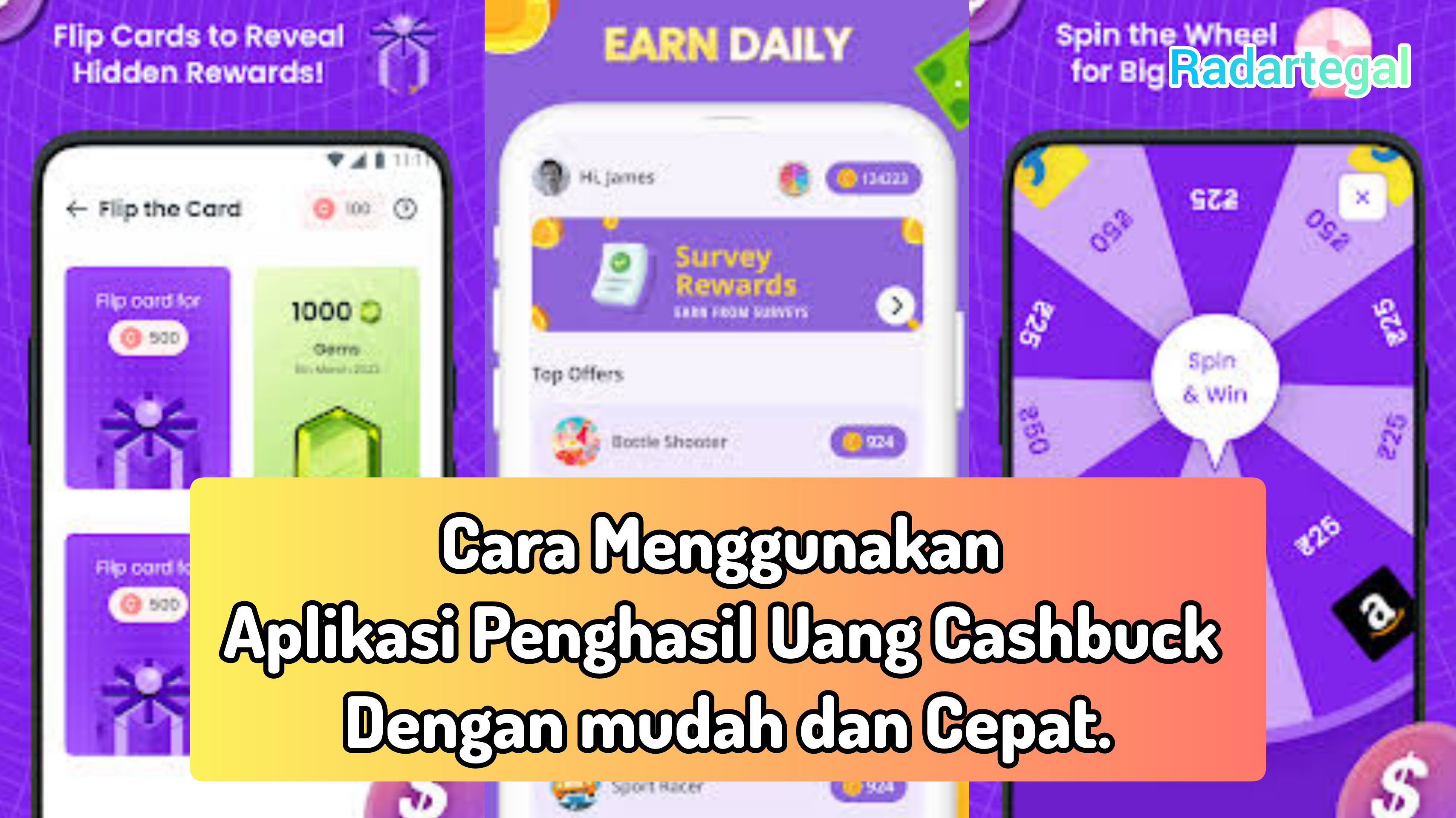 Main Misi Harian, Dapat Saldo DANA Gratis! Mainkan Aplikasi Penghasil Uang Cashbucks 