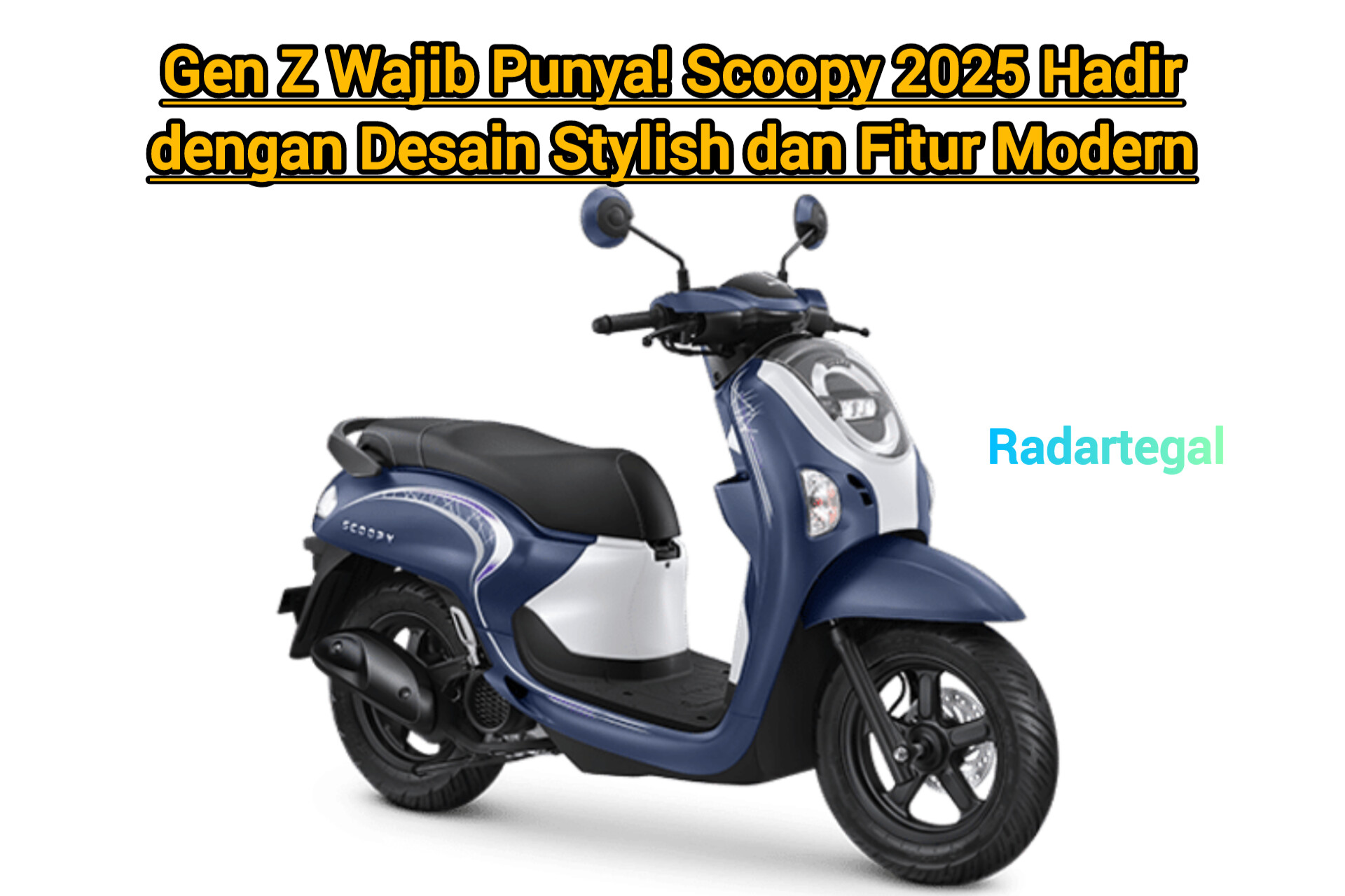 Gen Z Wajib Punya! Honda Scoopy 2025 Hadir dengan Desain Stylish dan Fitur Modern