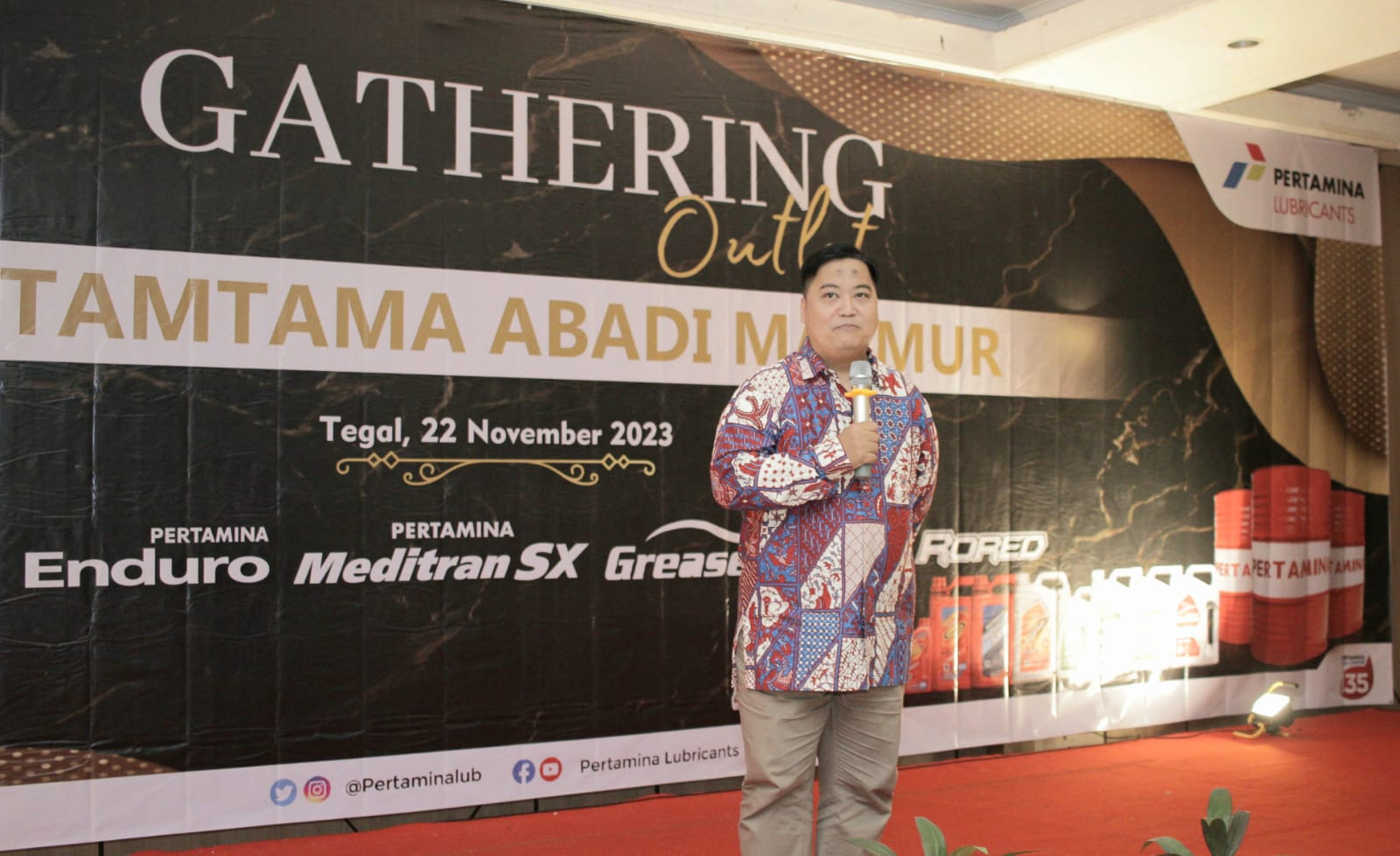 Perkuat Sinergi, Pertamina Lubricants Gelar Gathering Outlet di Tegal 